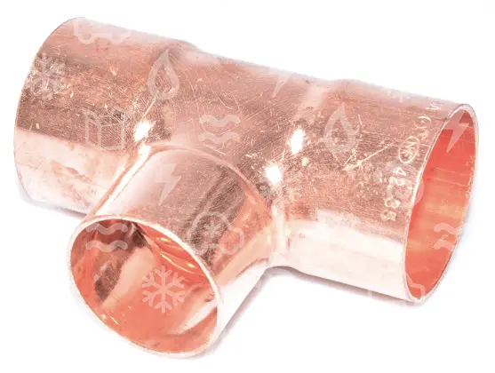 T - kus měděný redukovaný i/i/i  42-54-42 mm /45289